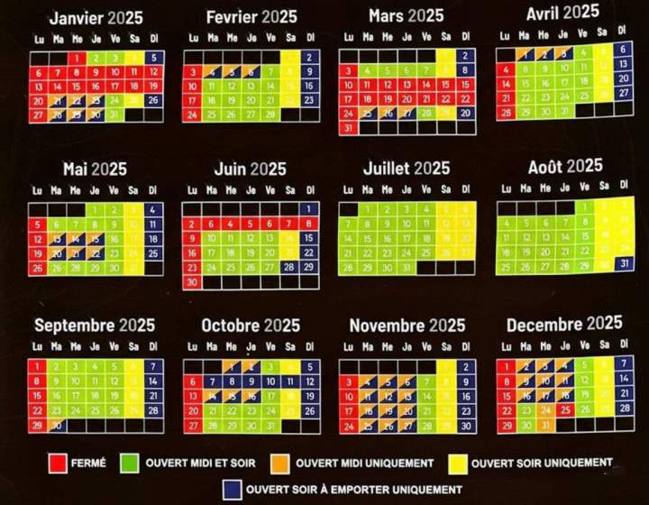 Calendrier T-me Murol